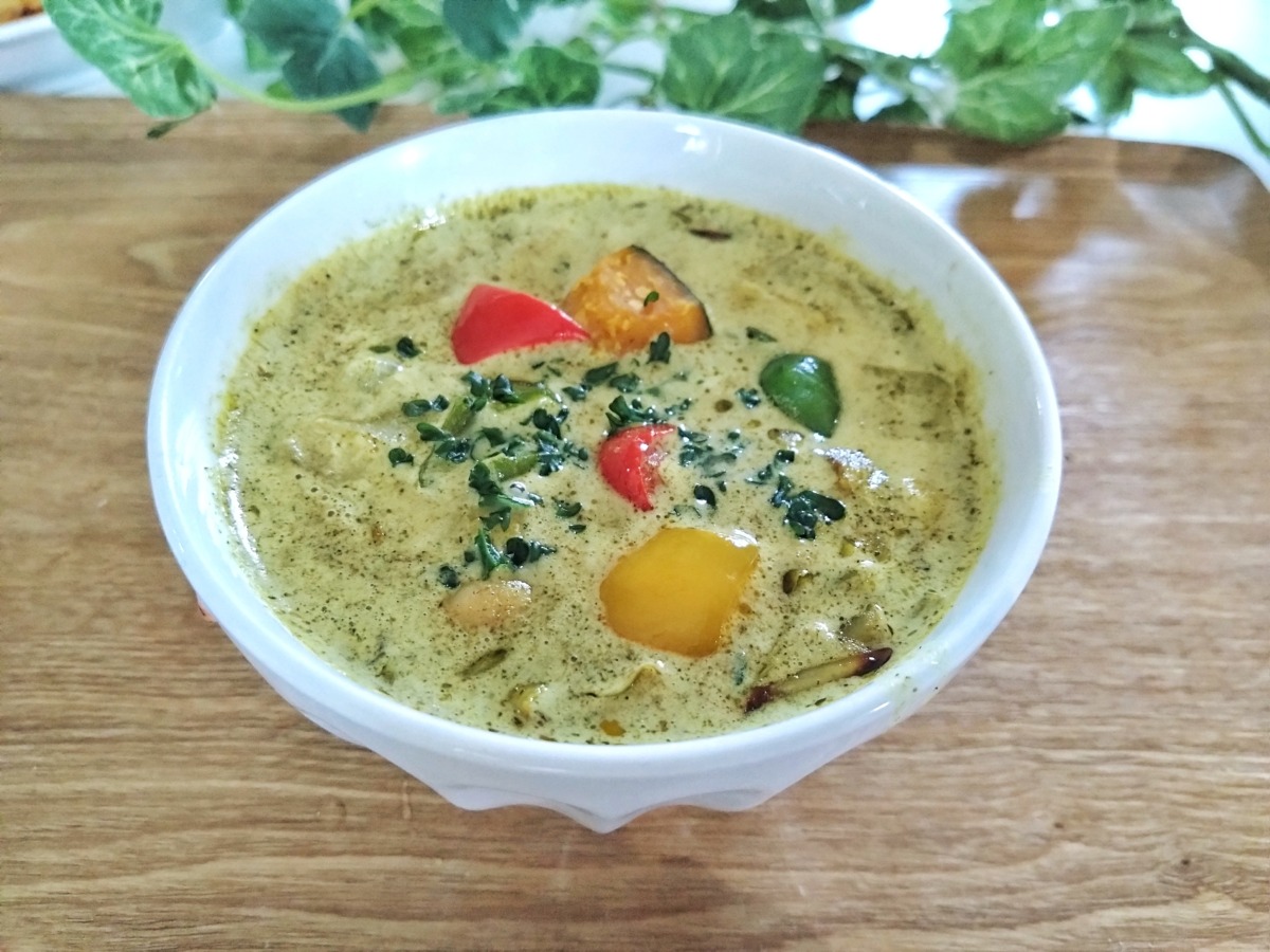豆乳カレースープ